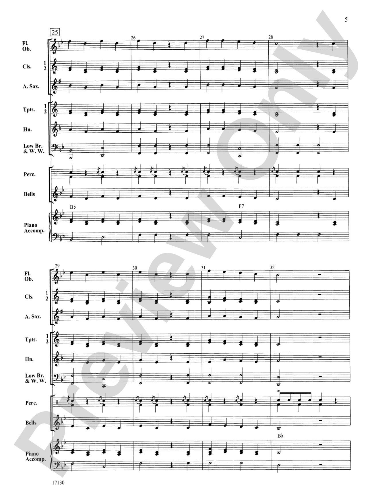 First Holiday Concert: Concert Band Conductor Score & Parts