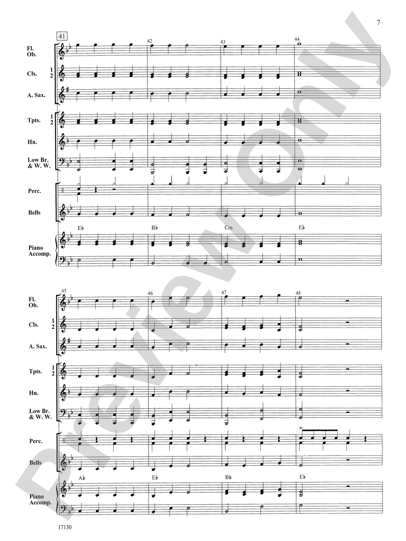 First Holiday Concert: Concert Band Conductor Score & Parts