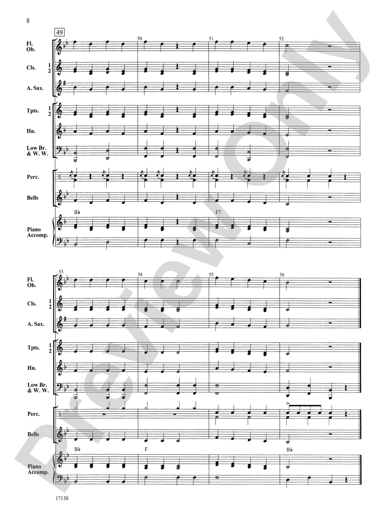 First Holiday Concert: Concert Band Conductor Score & Parts