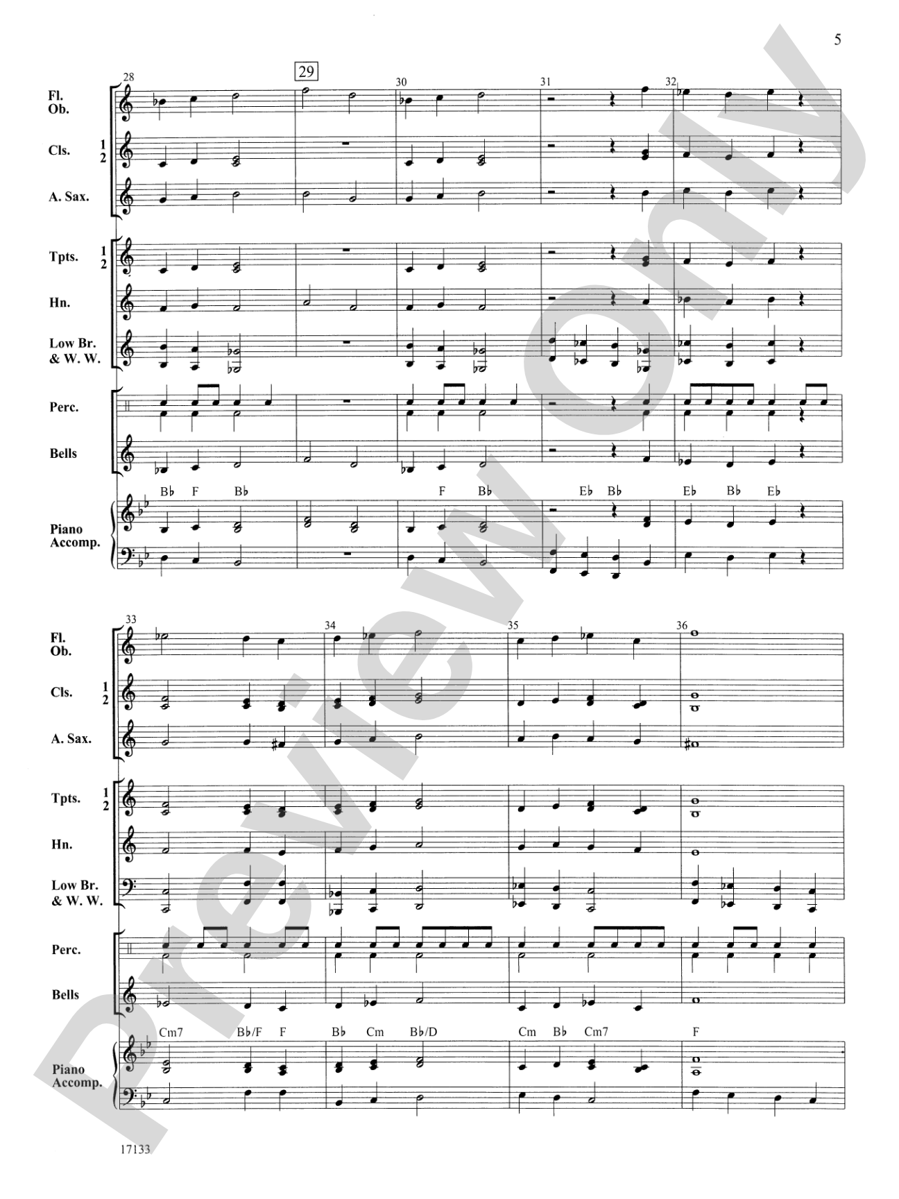 Early Bird March: Score