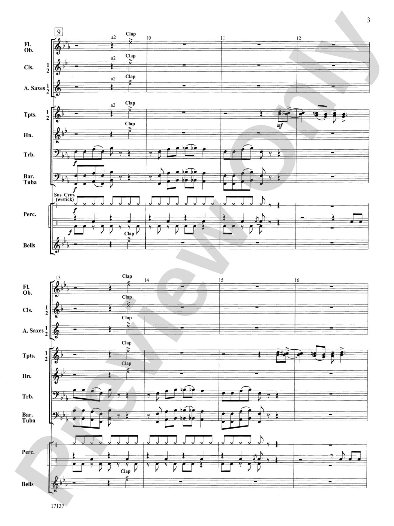 The Bottom Line: Concert Band Conductor Score & Parts