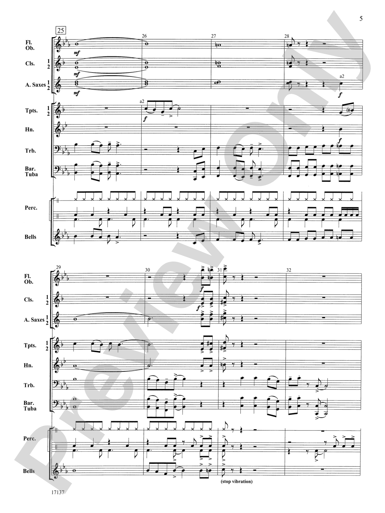 The Bottom Line: Concert Band Conductor Score & Parts