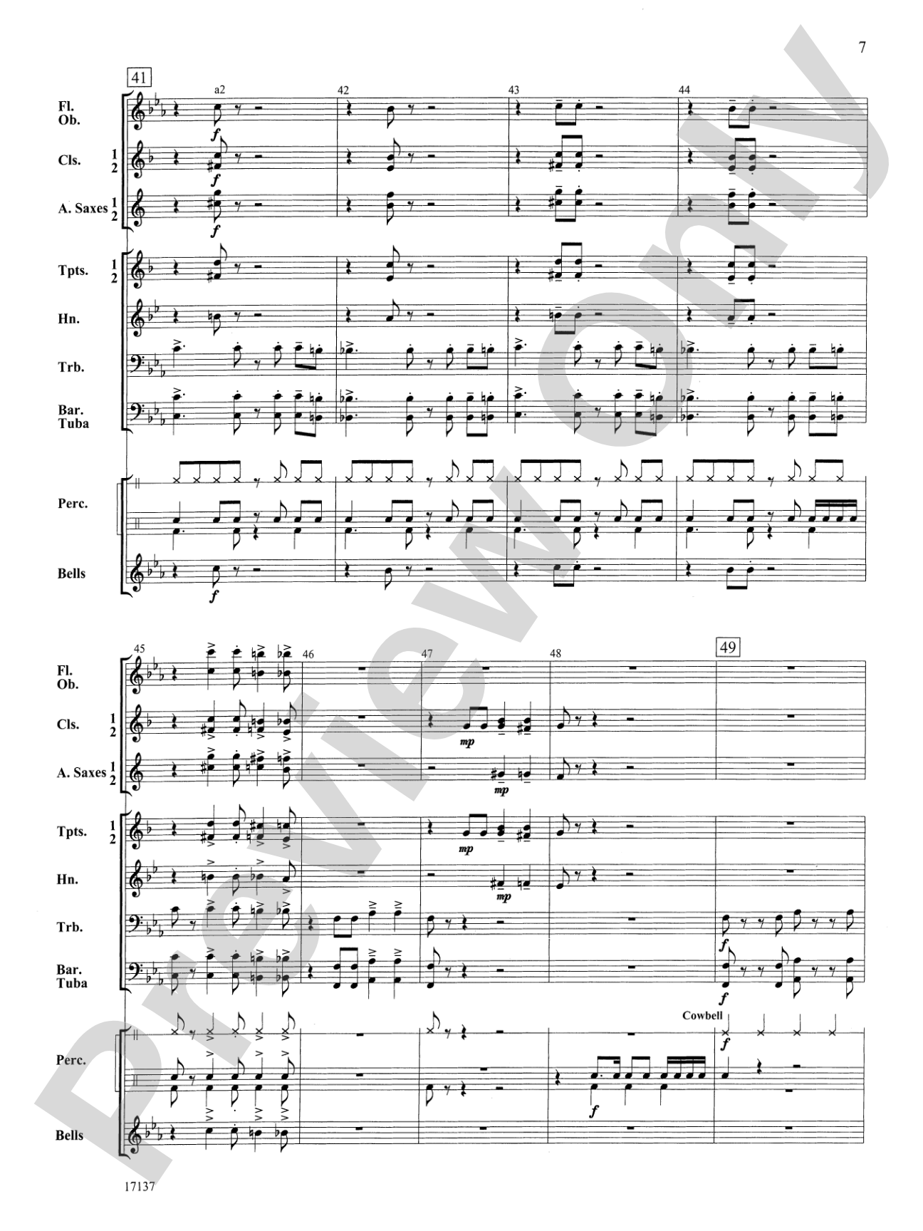 The Bottom Line: Concert Band Conductor Score & Parts