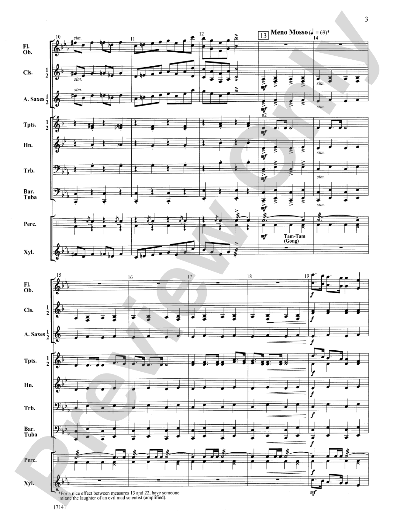 Tunes That Go Bump in the Night: Concert Band Conductor Score & Parts