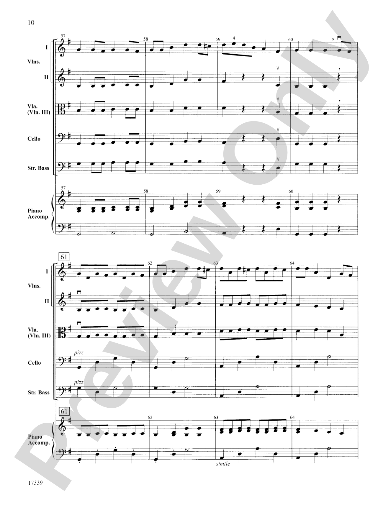 Do-Si-Do: String Orchestra Conductor Score & Parts