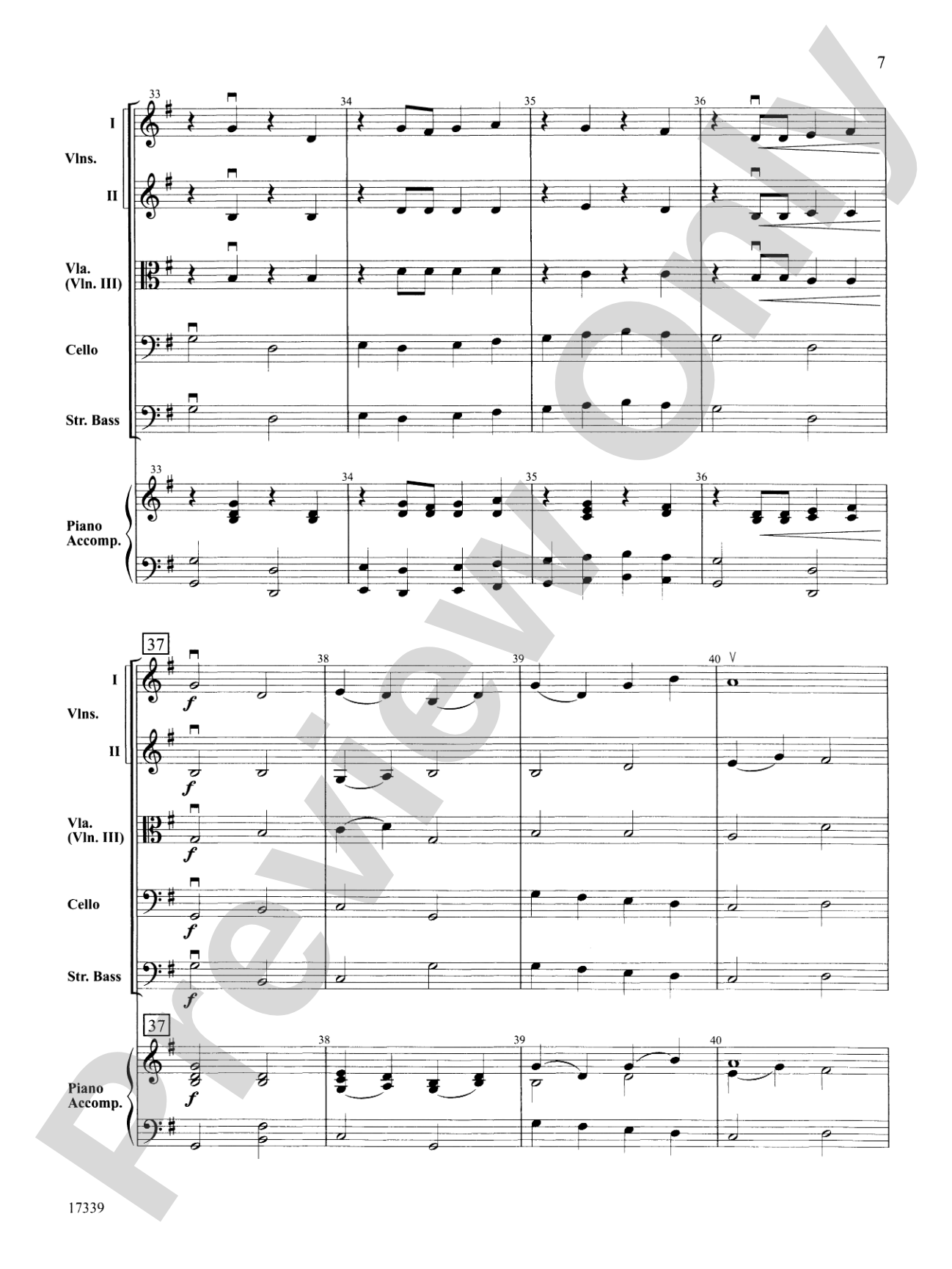 Do-Si-Do: String Orchestra Conductor Score & Parts