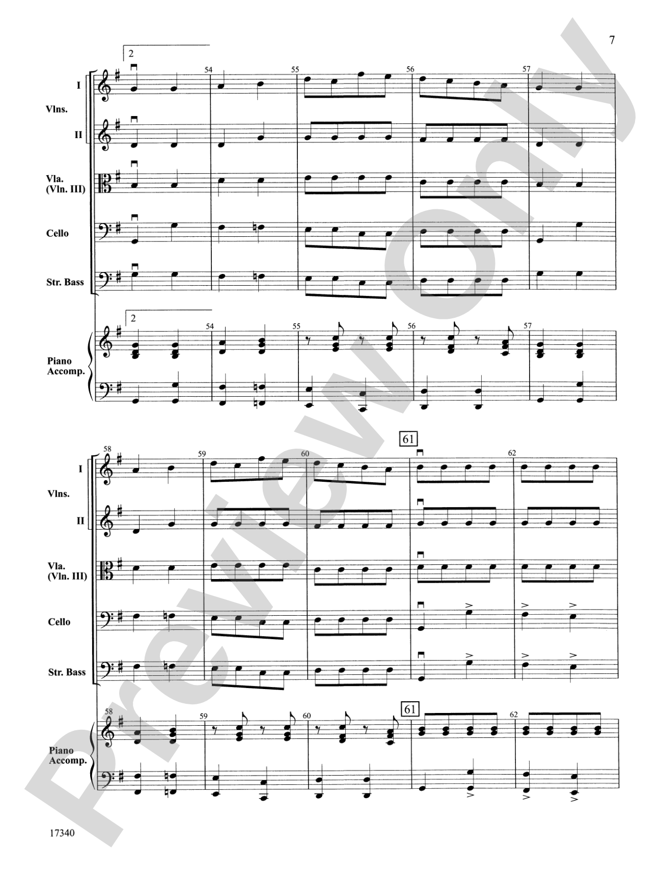 Can-Can: String Orchestra Conductor Score & Parts
