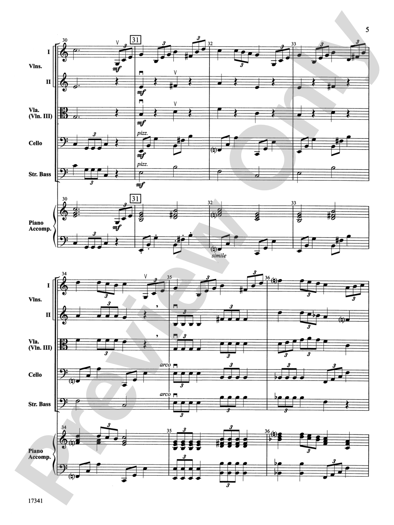 Fanfare and Coronation: String Orchestra Conductor Score & Parts