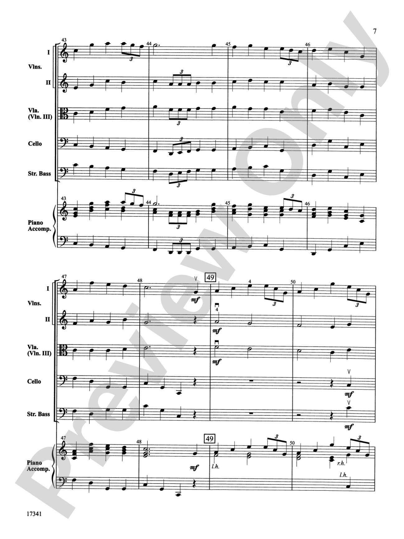 Fanfare and Coronation: String Orchestra Conductor Score & Parts