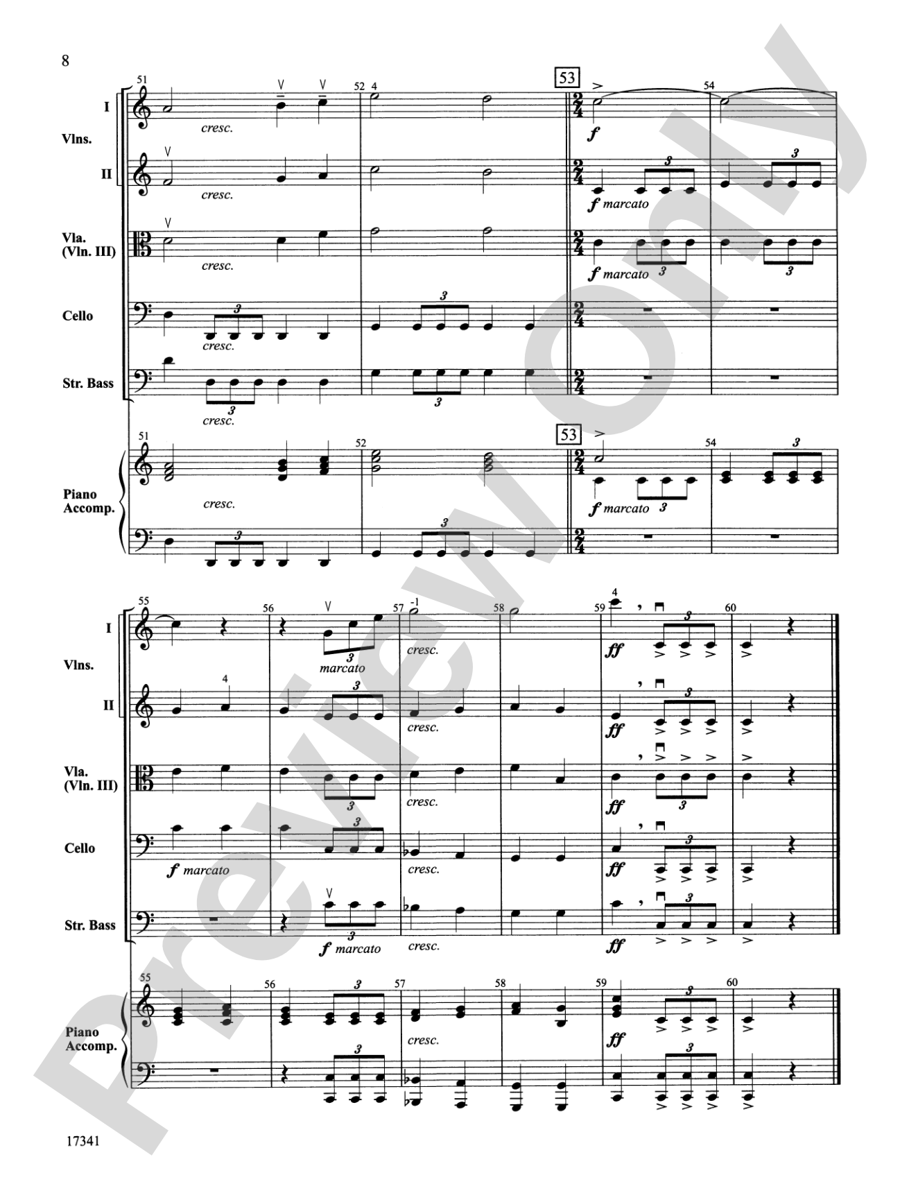 Fanfare and Coronation: String Orchestra Conductor Score & Parts