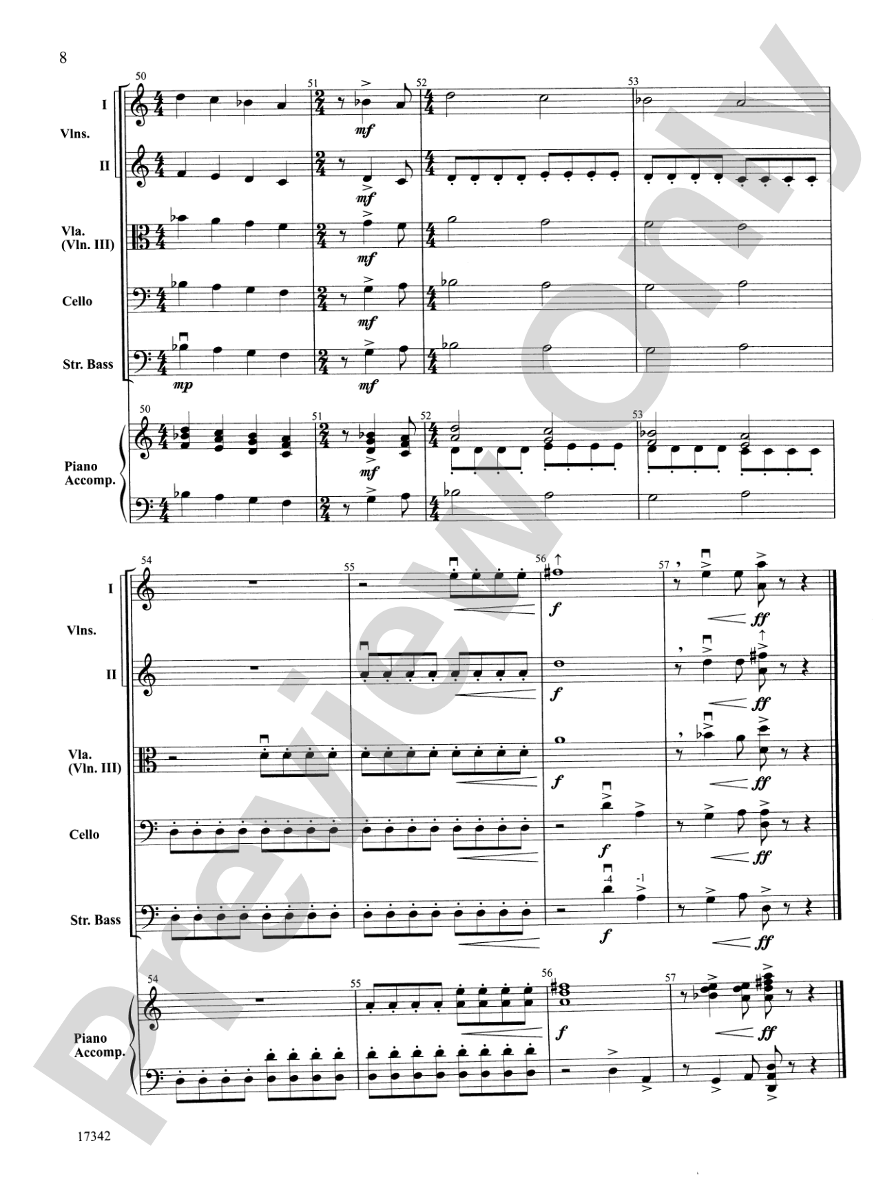 North Country Legend: String Orchestra Conductor Score & Parts