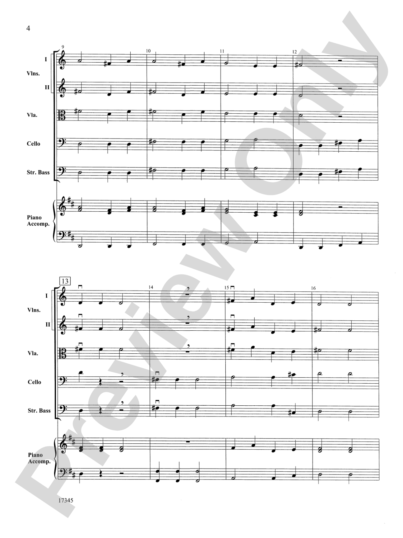 Christmas Sampler: String Orchestra Conductor Score & Parts