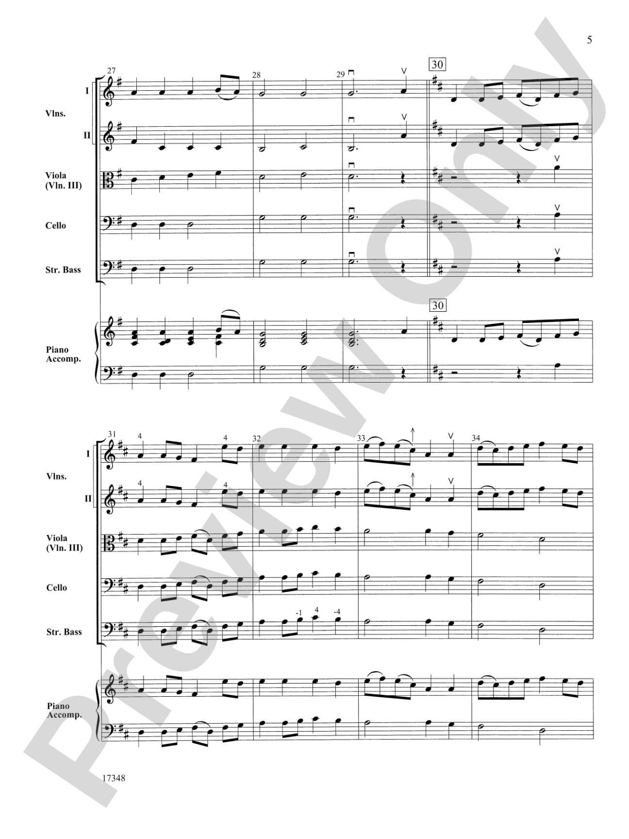 A Shaker Hymn: String Orchestra Conductor Score & Parts