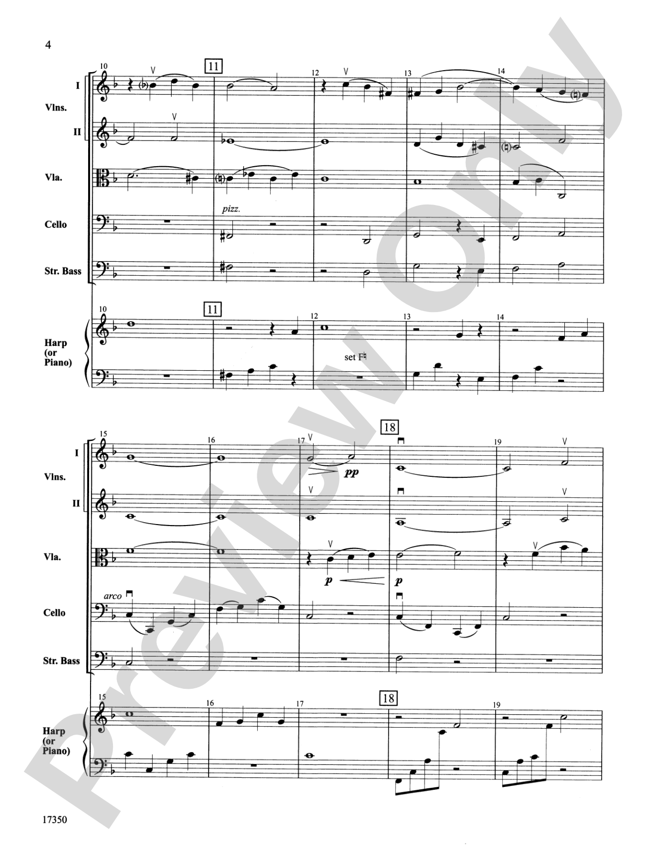 Adagietto from Symphony No. 5: String Orchestra Conductor Score & Parts