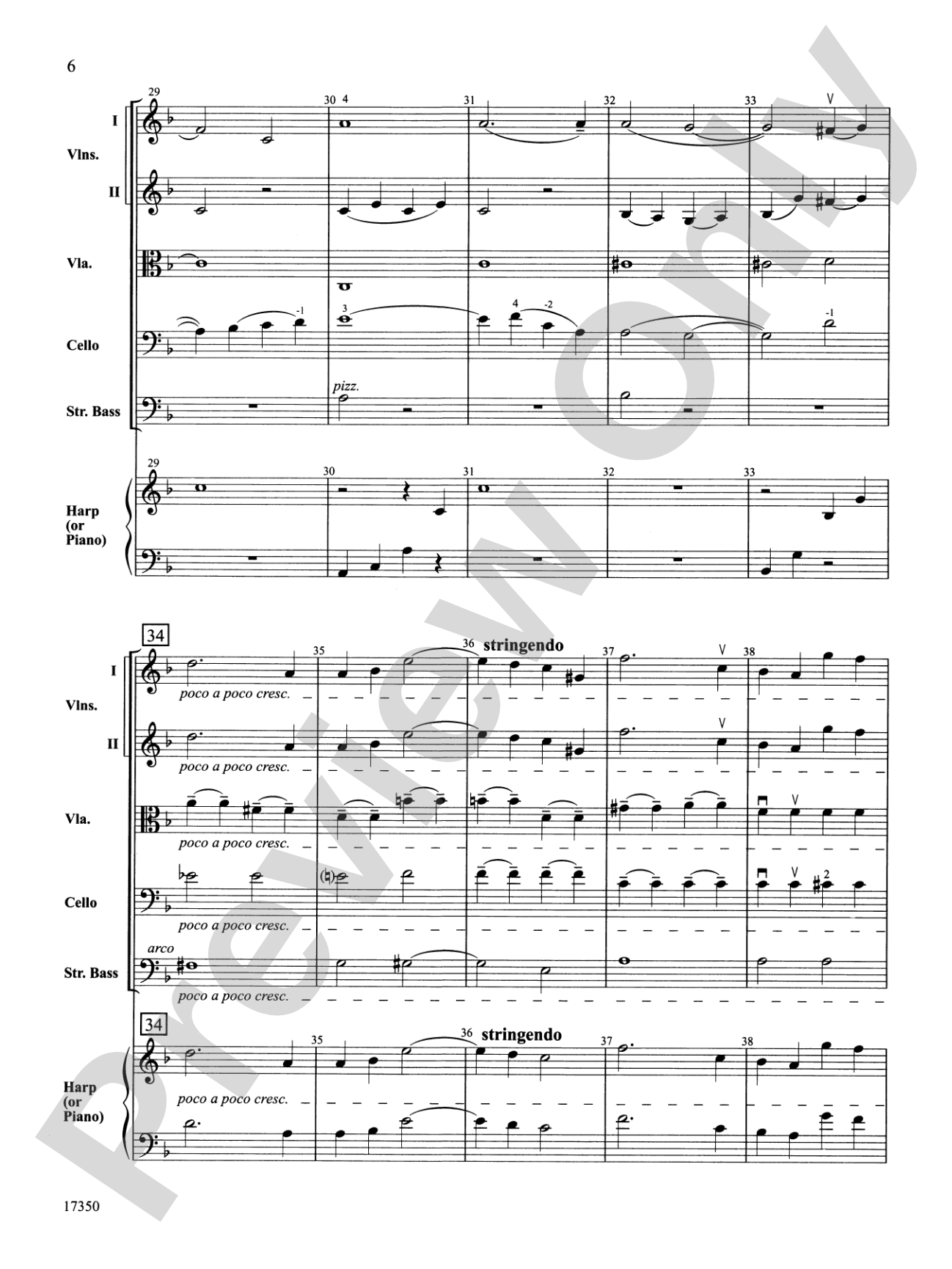 Adagietto from Symphony No. 5: String Orchestra Conductor Score & Parts