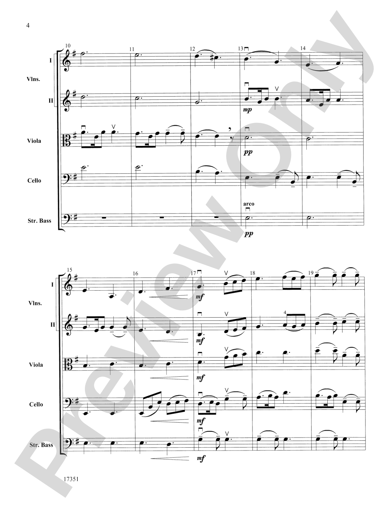Over the Sea to Skye: String Orchestra Conductor Score & Parts