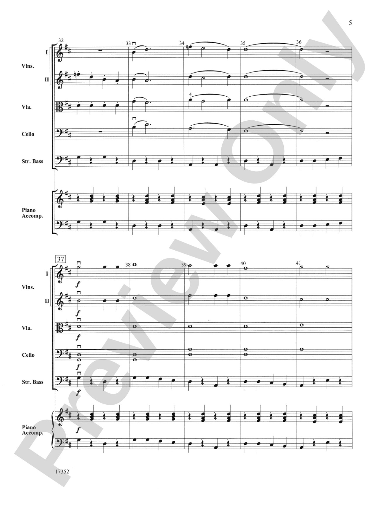 The Crawdad Song: String Orchestra Conductor Score & Parts
