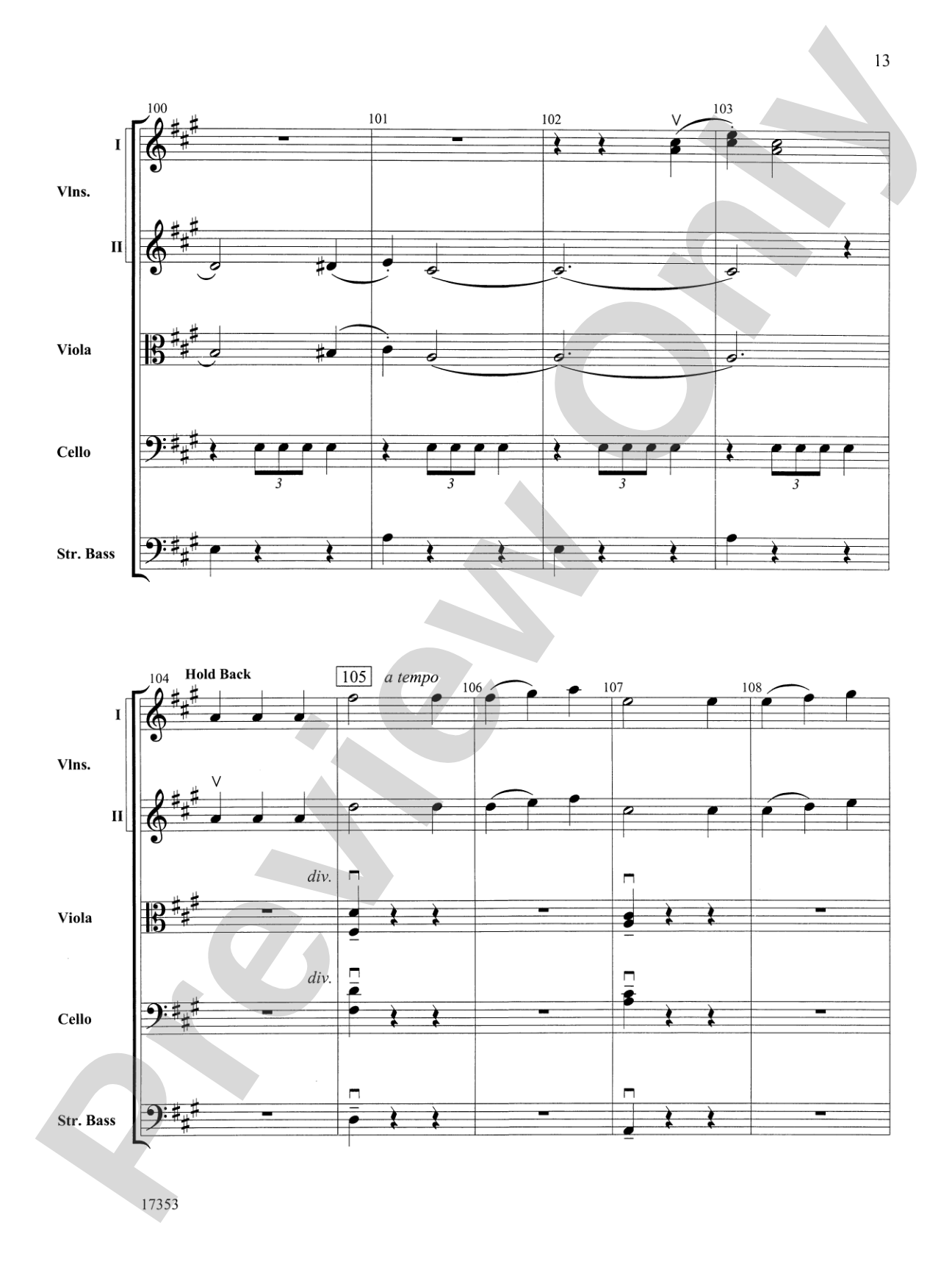 Capriccio Italien: String Orchestra Conductor Score & Parts