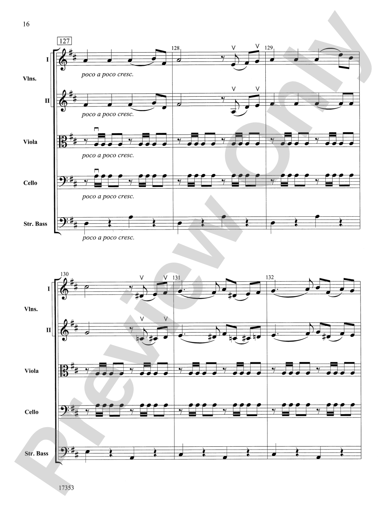 Capriccio Italien: String Orchestra Conductor Score & Parts