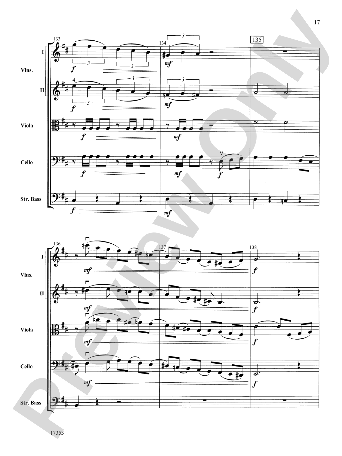 Capriccio Italien: String Orchestra Conductor Score & Parts