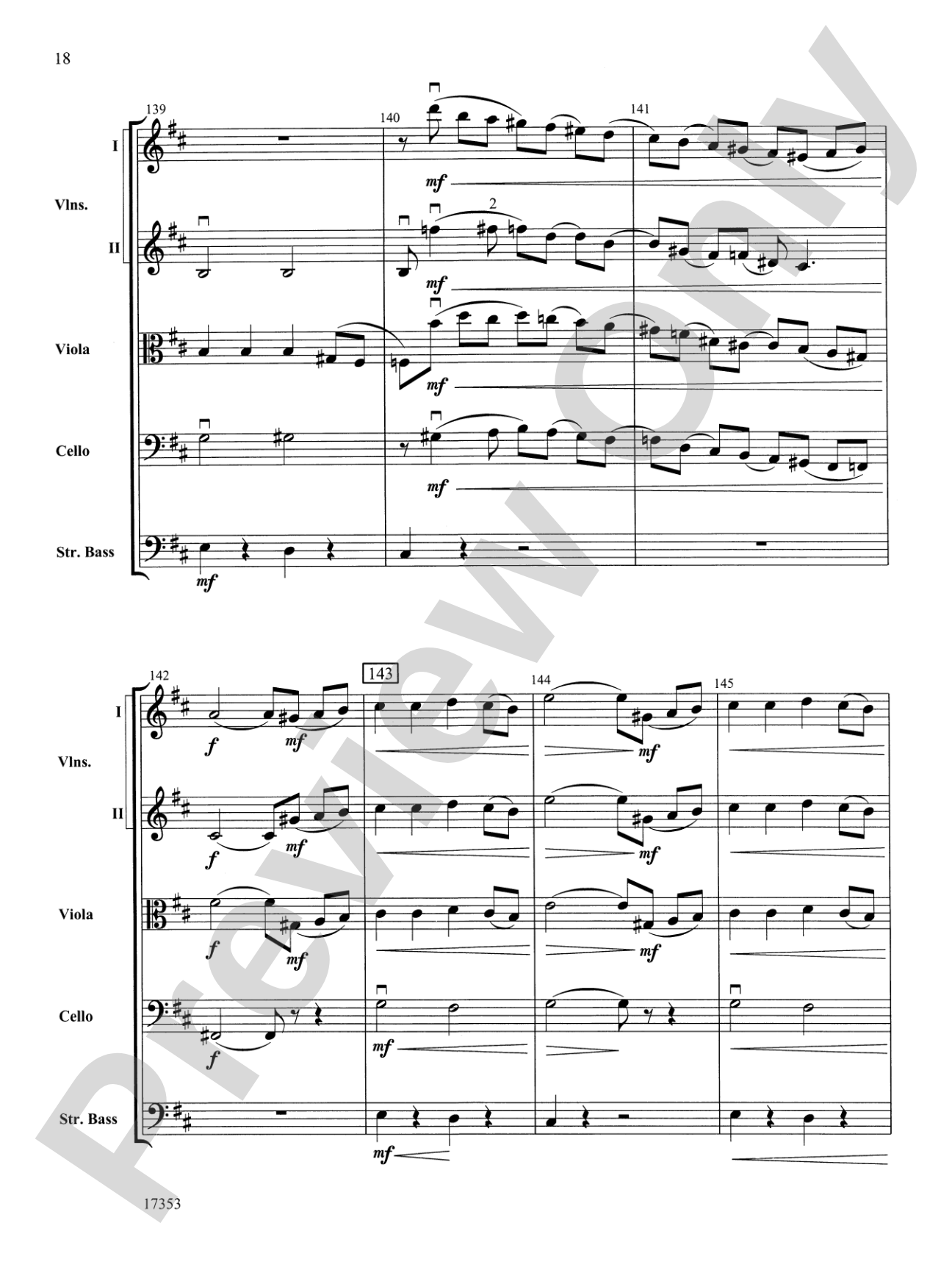 Capriccio Italien: String Orchestra Conductor Score & Parts