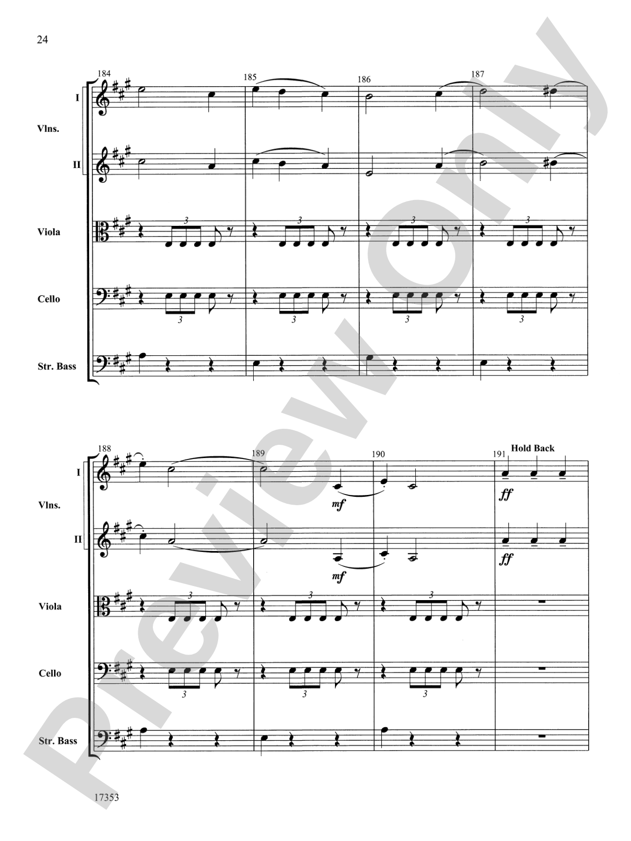 Capriccio Italien: String Orchestra Conductor Score & Parts