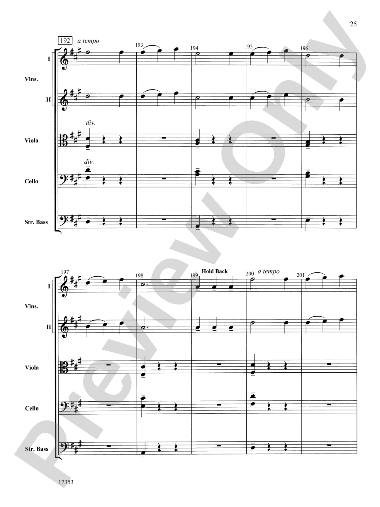 Capriccio Italien: String Orchestra Conductor Score & Parts