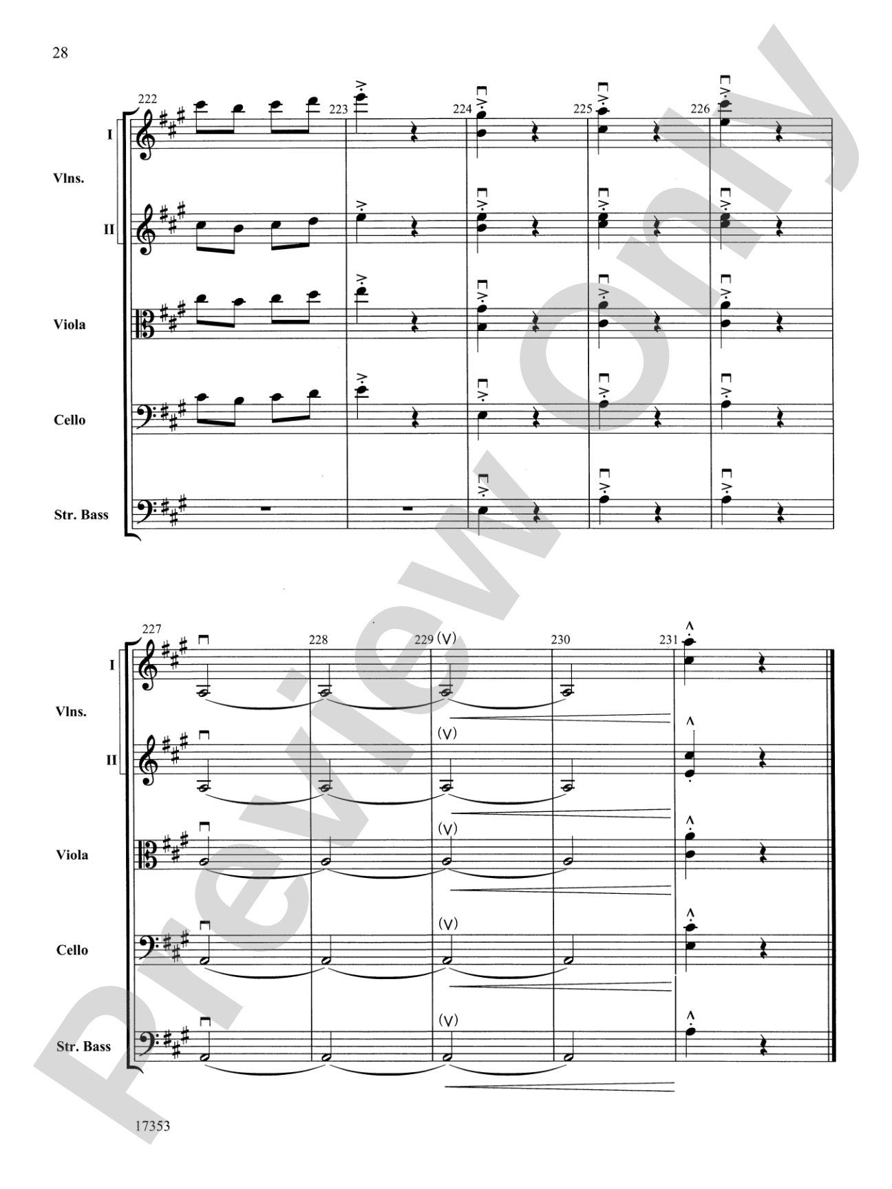Capriccio Italien: String Orchestra Conductor Score & Parts