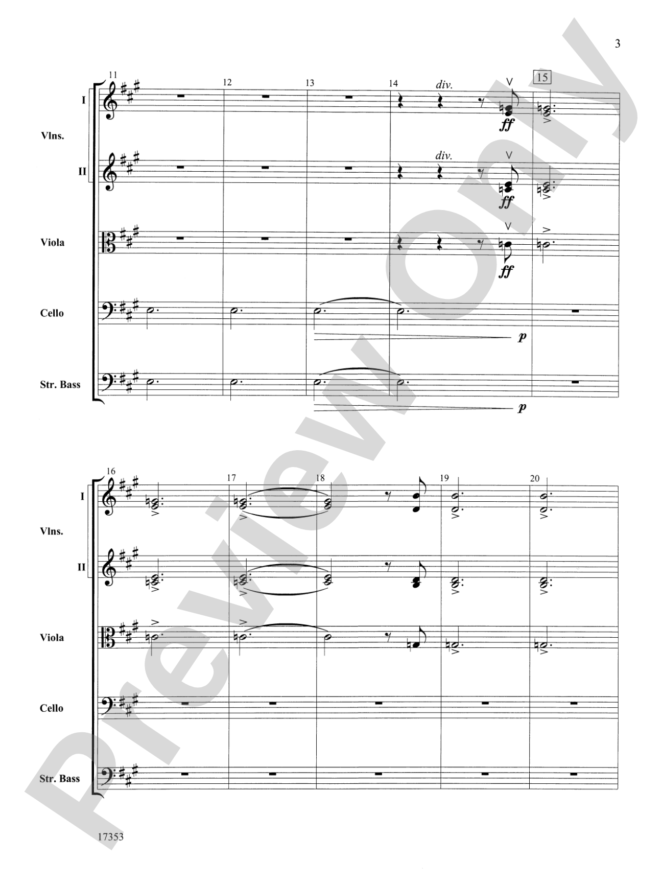 Capriccio Italien: String Orchestra Conductor Score & Parts