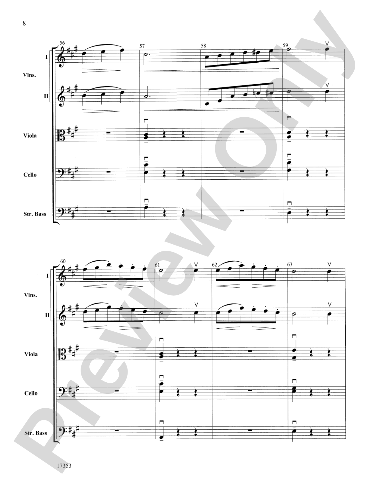 Capriccio Italien: String Orchestra Conductor Score & Parts