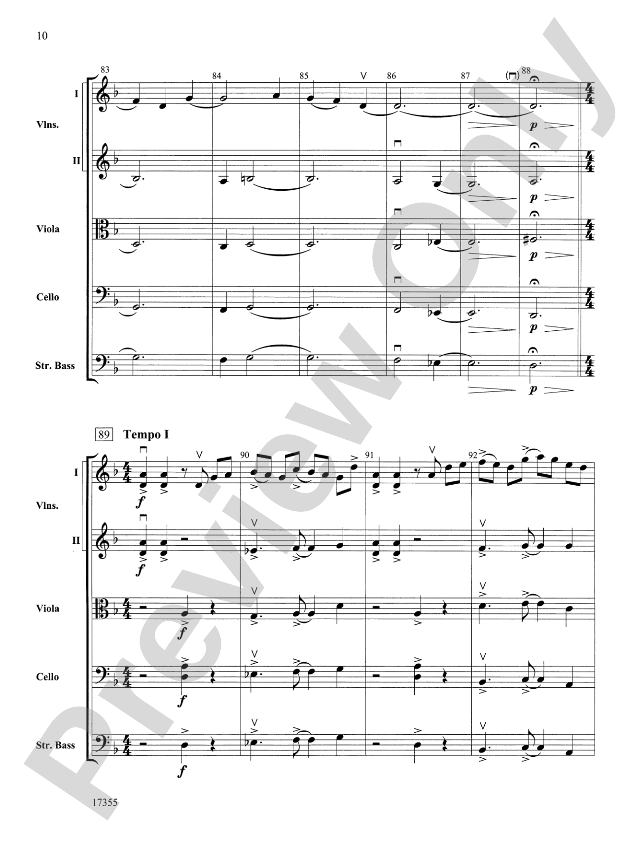 Mantras: String Orchestra Conductor Score & Parts