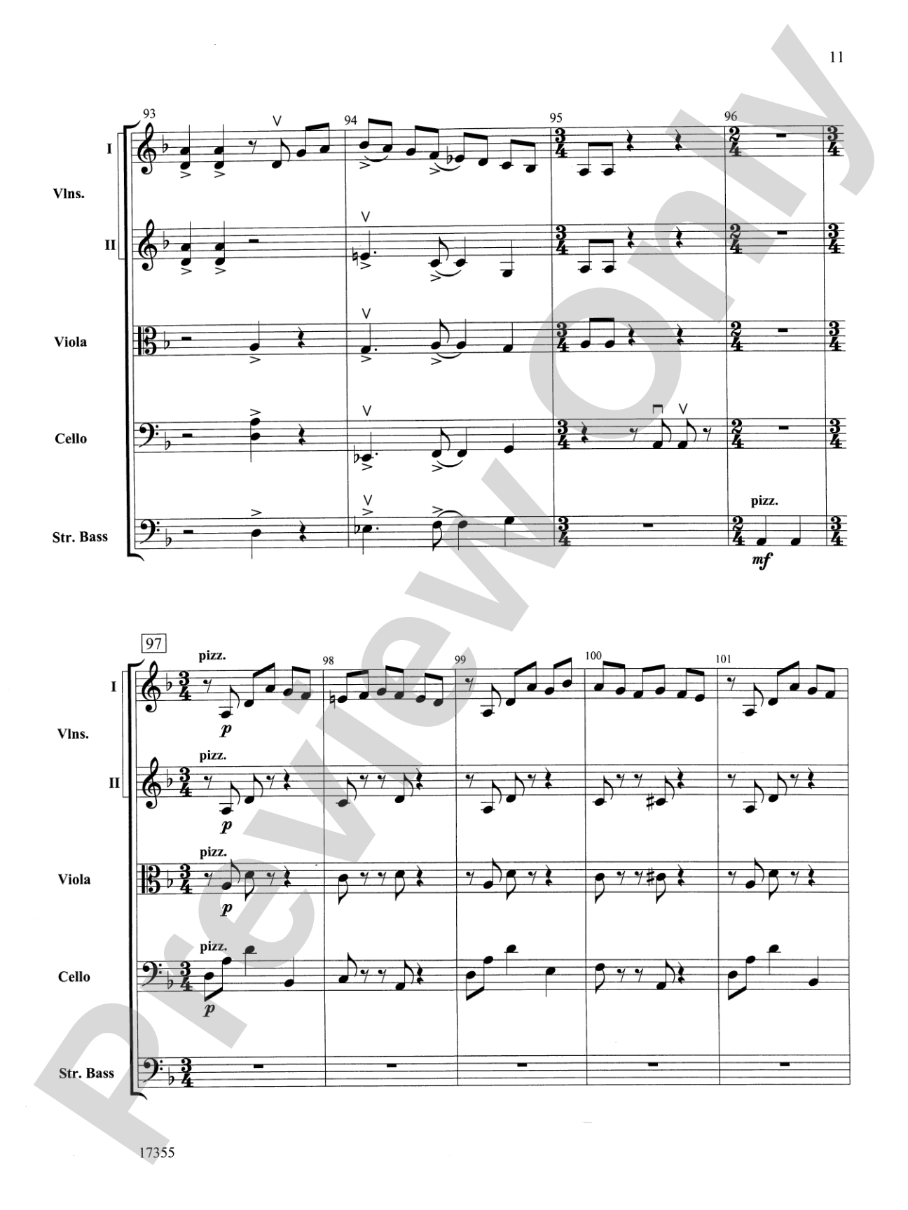 Mantras: String Orchestra Conductor Score & Parts