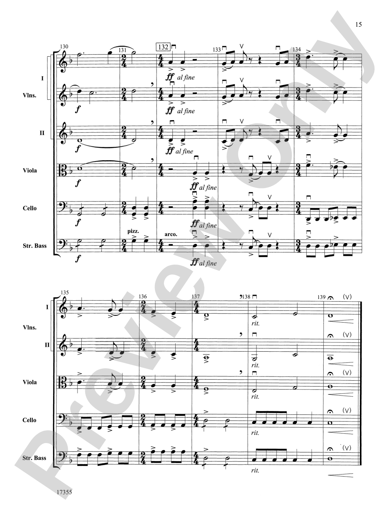 Mantras: String Orchestra Conductor Score & Parts