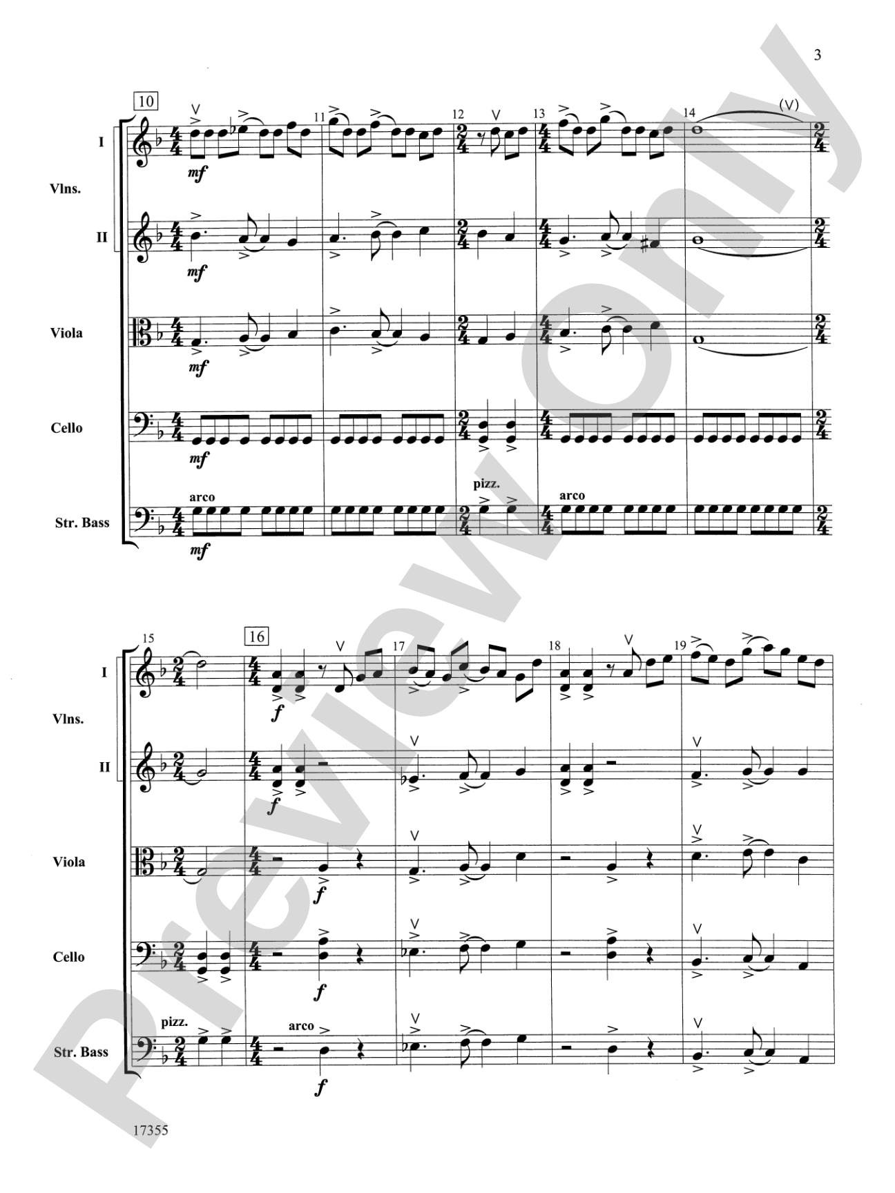 Mantras: String Orchestra Conductor Score & Parts