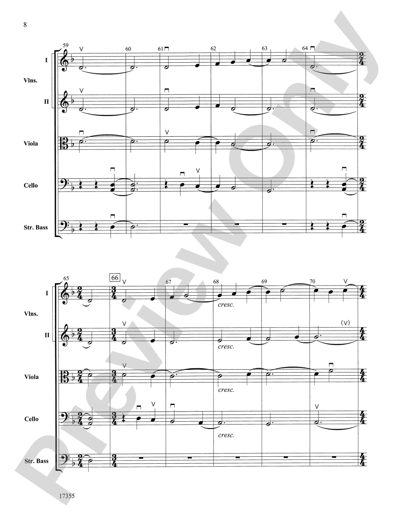 Mantras: String Orchestra Conductor Score & Parts