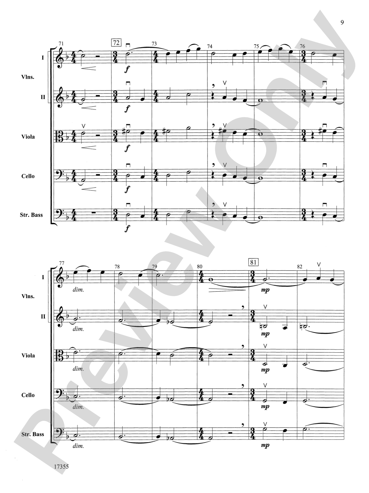Mantras: String Orchestra Conductor Score & Parts
