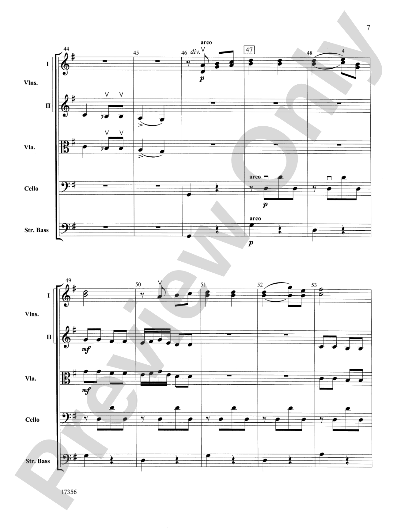 Alla Tchaikovsky: String Orchestra Conductor Score & Parts