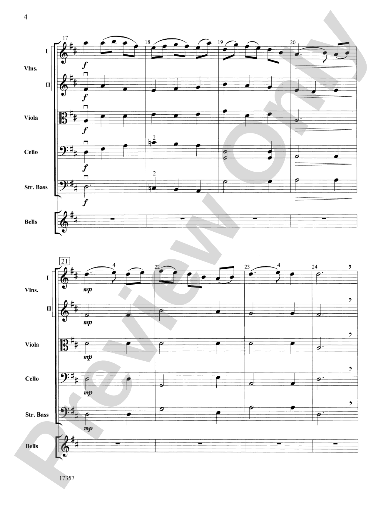 Korean Folk Tune: String Orchestra Conductor Score & Parts