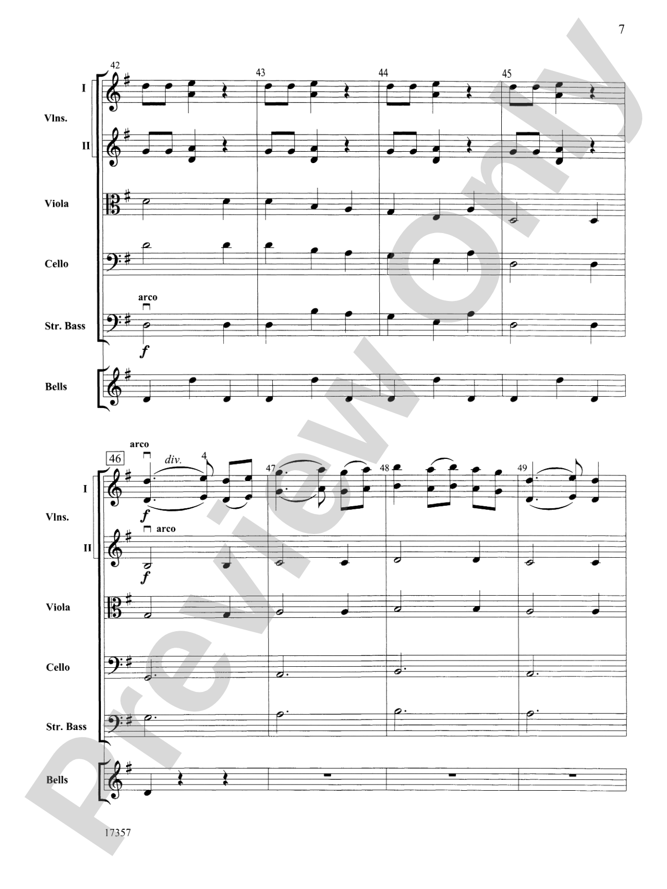 Korean Folk Tune: String Orchestra Conductor Score & Parts