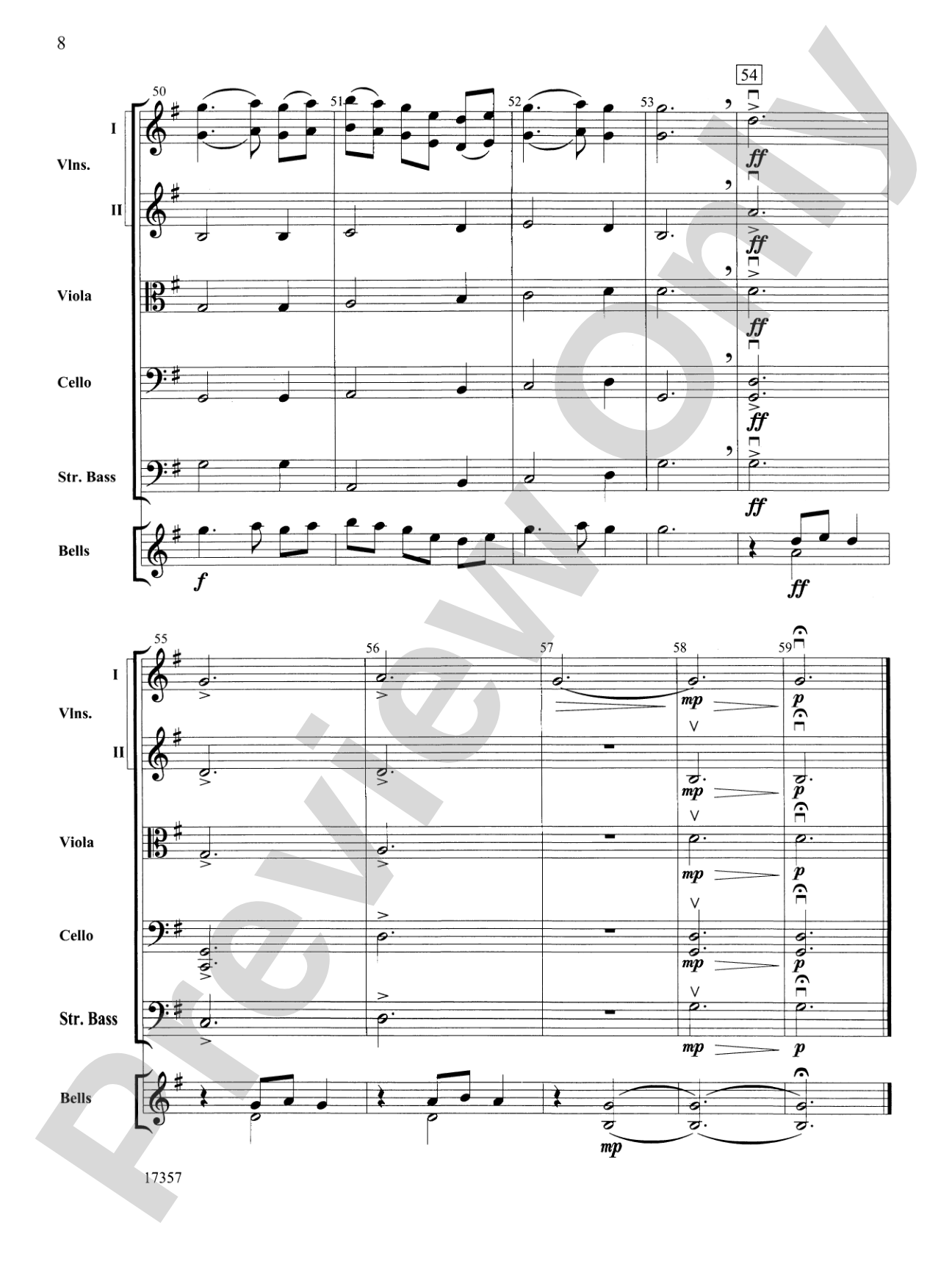 Korean Folk Tune: String Orchestra Conductor Score & Parts