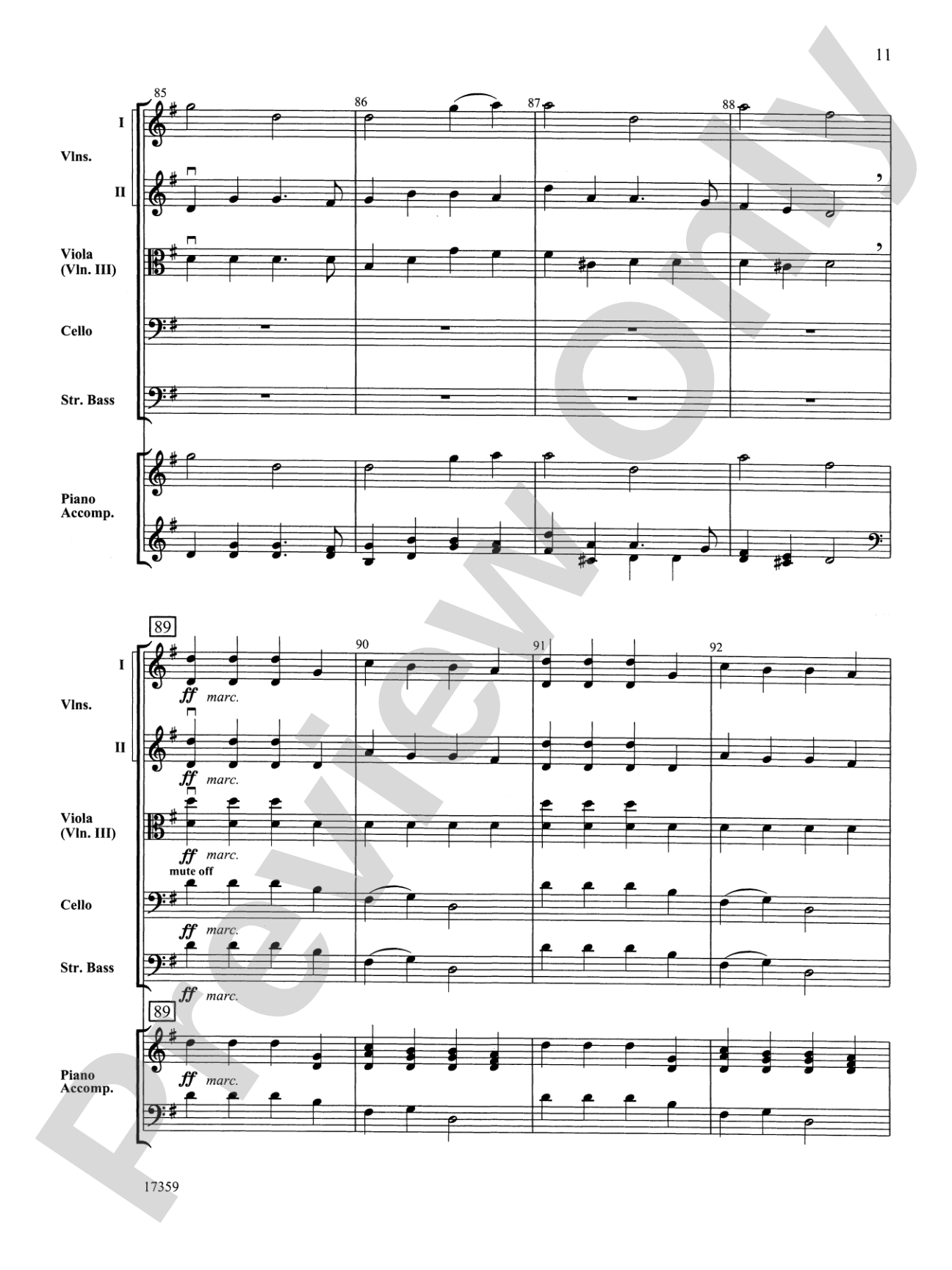 A Christmas Suite: String Orchestra Conductor Score & Parts