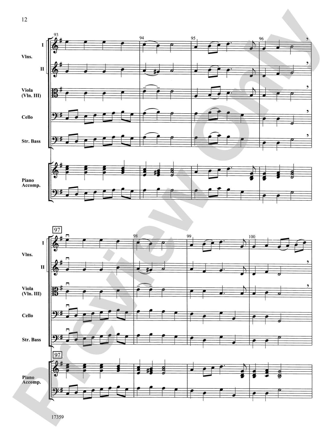 A Christmas Suite: String Orchestra Conductor Score & Parts