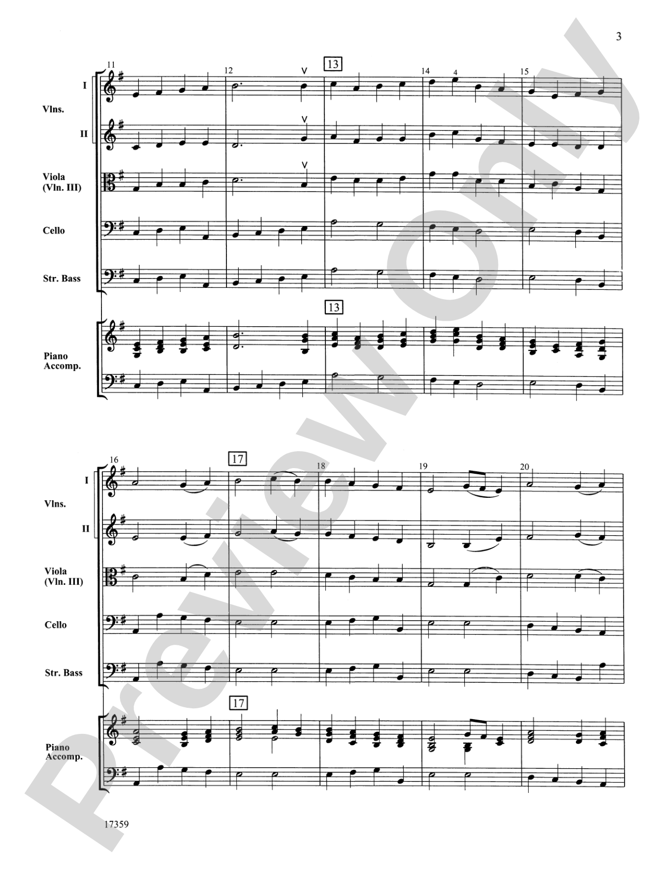 A Christmas Suite: String Orchestra Conductor Score & Parts