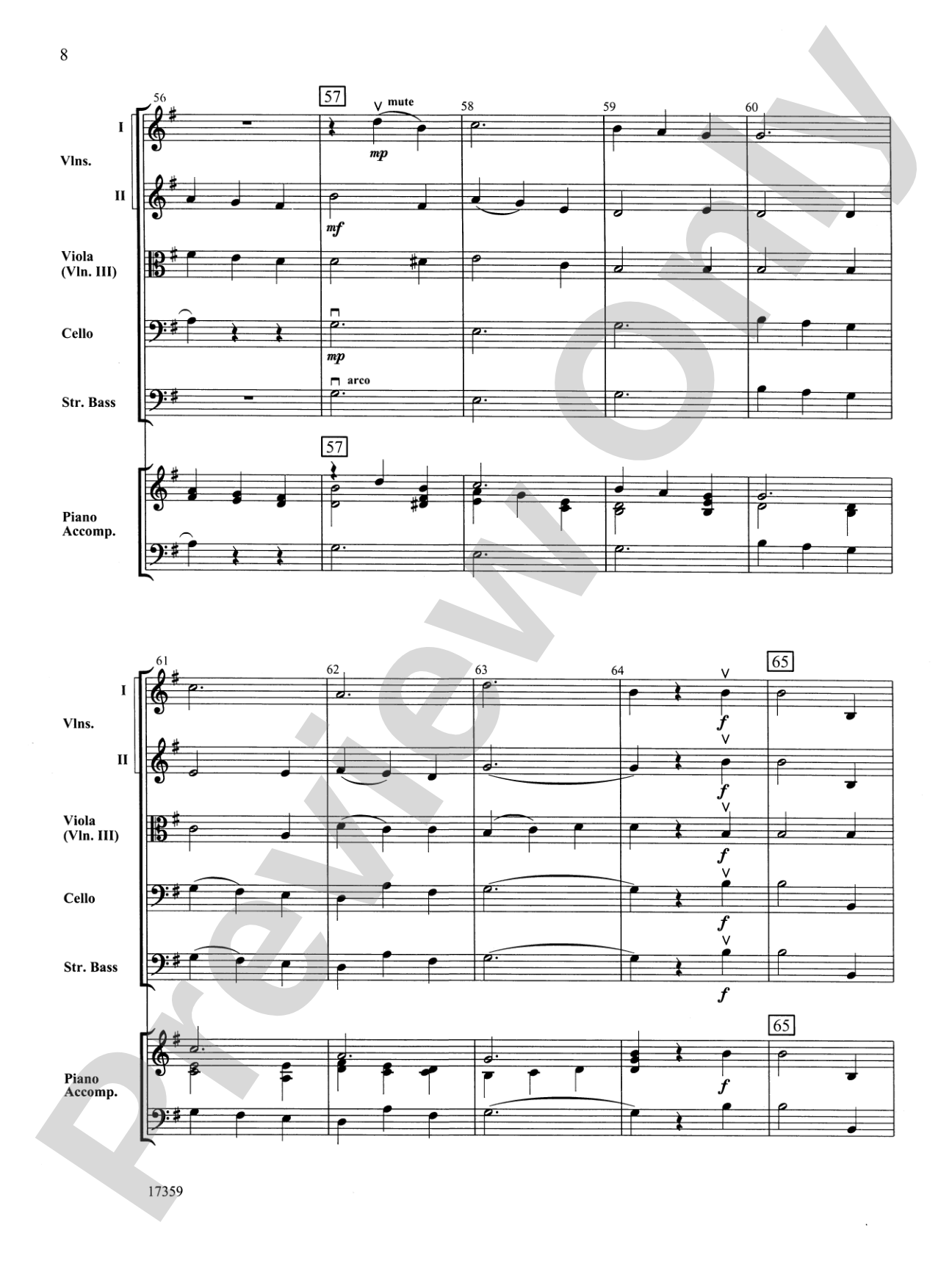 A Christmas Suite: String Orchestra Conductor Score & Parts