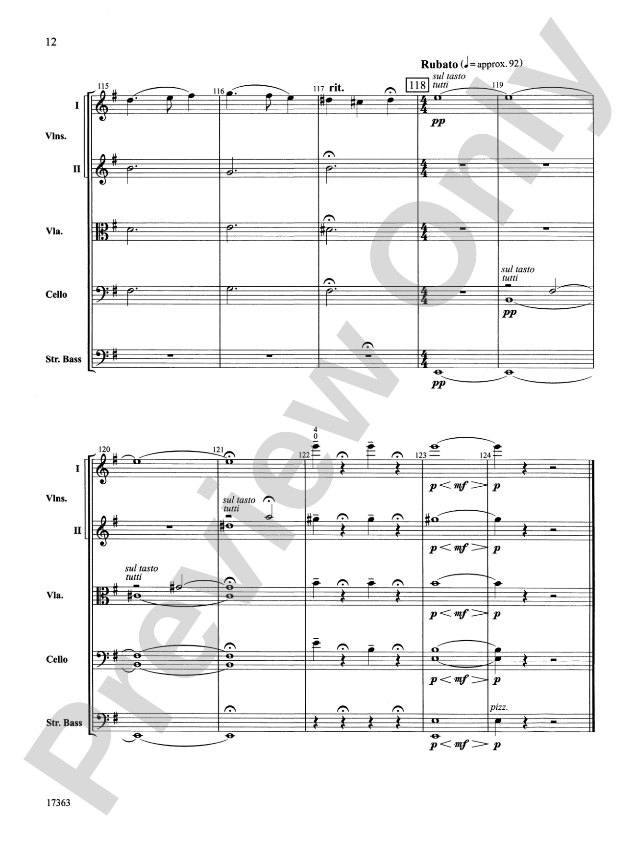 Greensleeves: String Orchestra Conductor Score & Parts