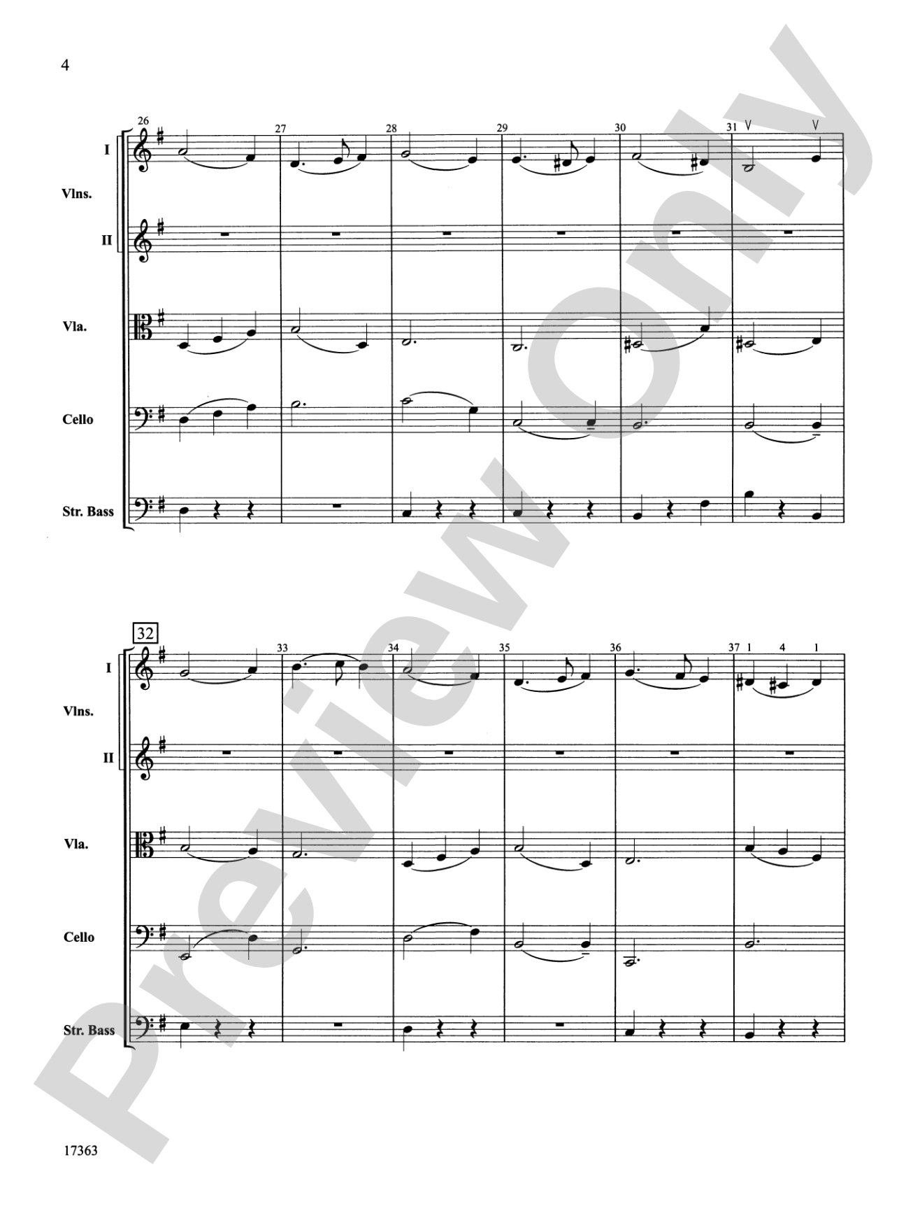 Greensleeves: String Orchestra Conductor Score & Parts