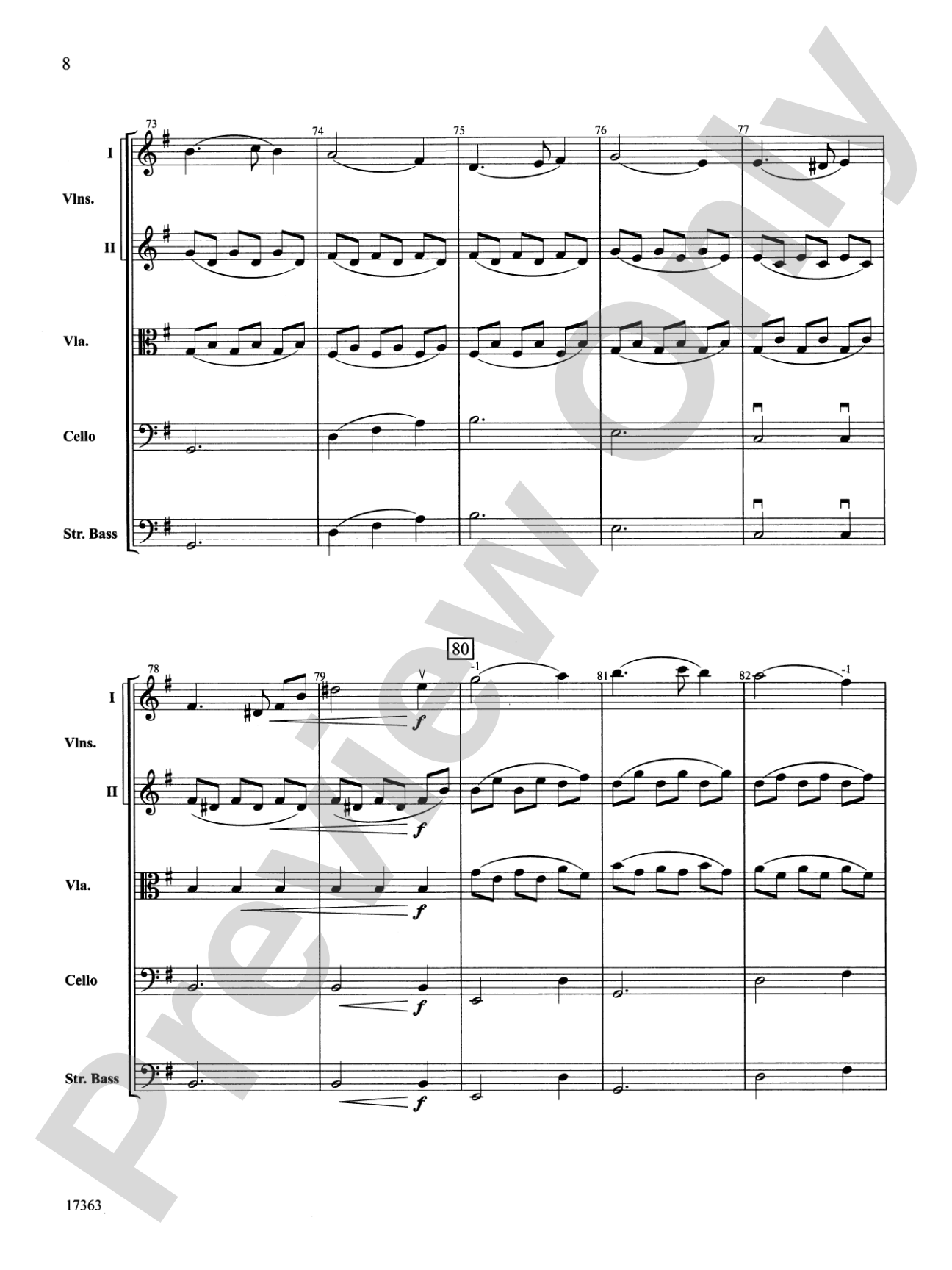 Greensleeves: String Orchestra Conductor Score & Parts