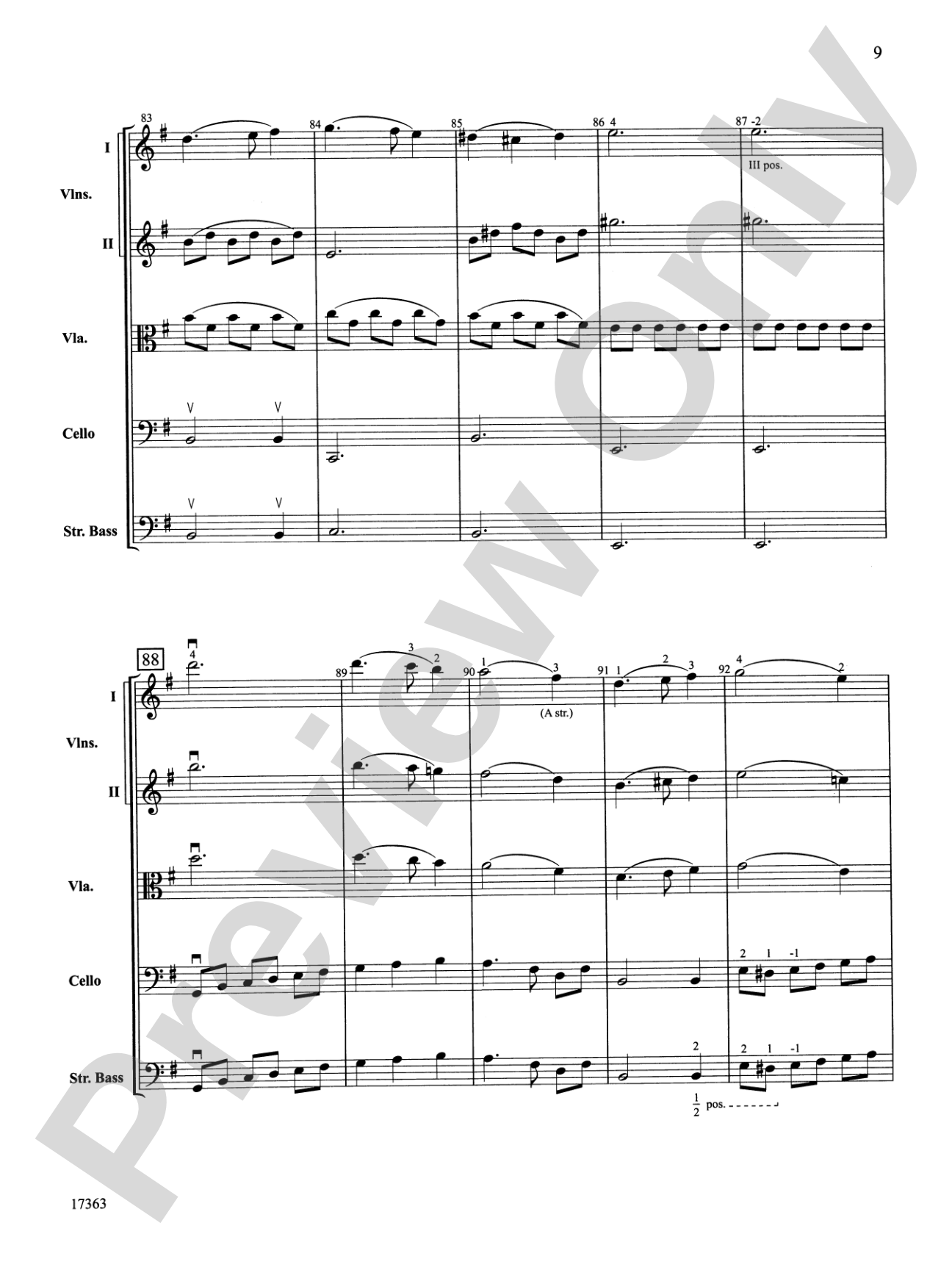 Greensleeves: String Orchestra Conductor Score & Parts