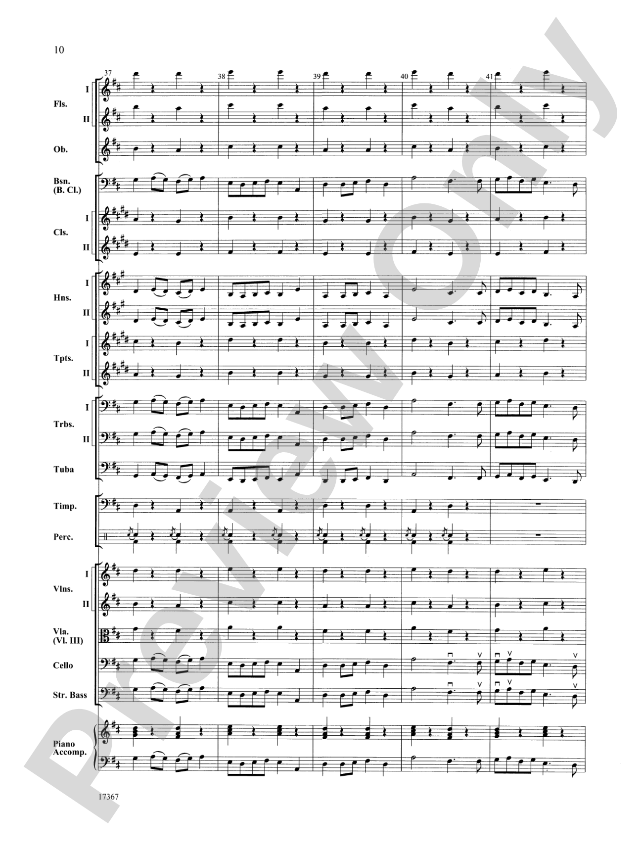 March Prelude: Full Orchestra Conductor Score & Parts