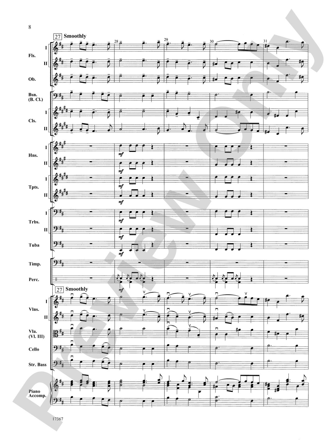March Prelude: Full Orchestra Conductor Score & Parts